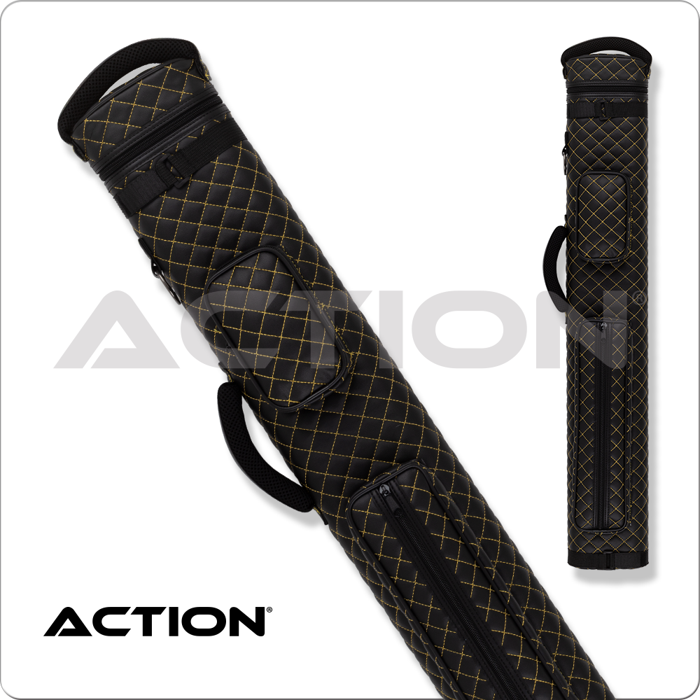 Action Vanity ACVA24 2x4 Hard Case - Black & Gold - Bkgd