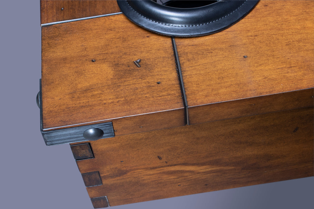 Legacy Billiards Barren pool table – Barren Corner Detail