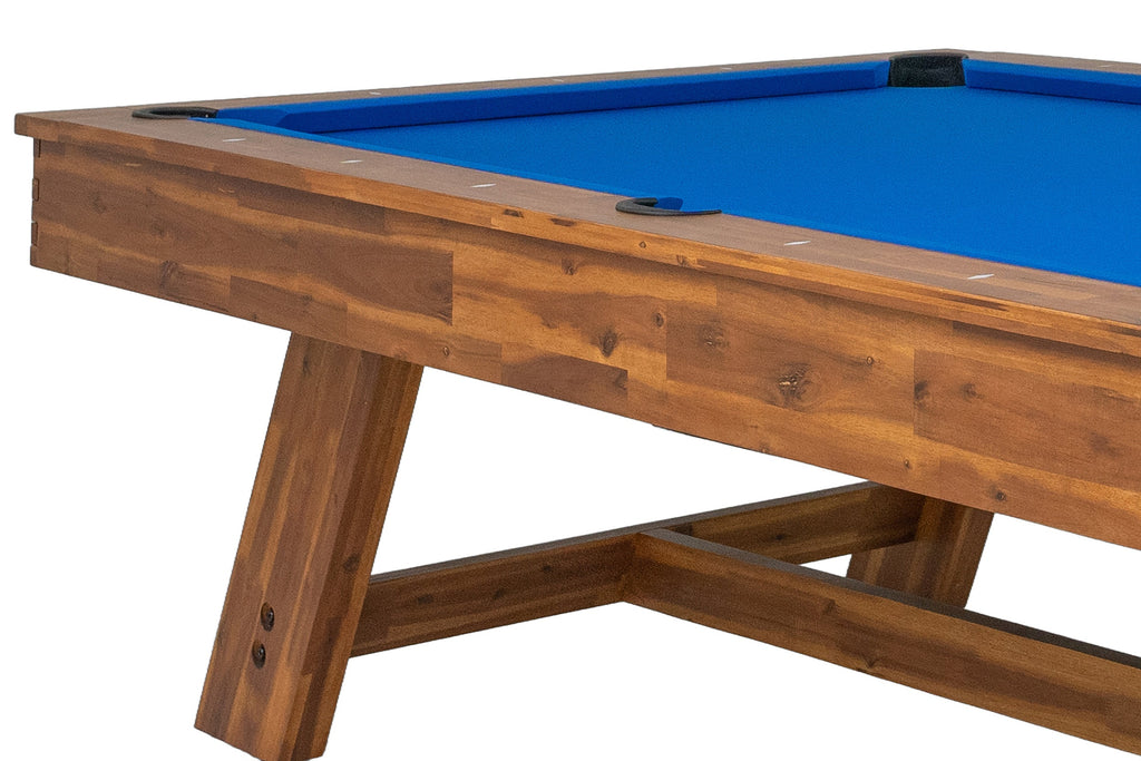 Legacy Billiards Barren Outdoor pool table – Barren OD BT NA End View