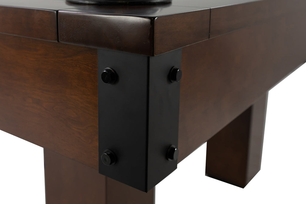 Legacy Billiards Colt II pool table – Colt II BT NM Corner Closeup