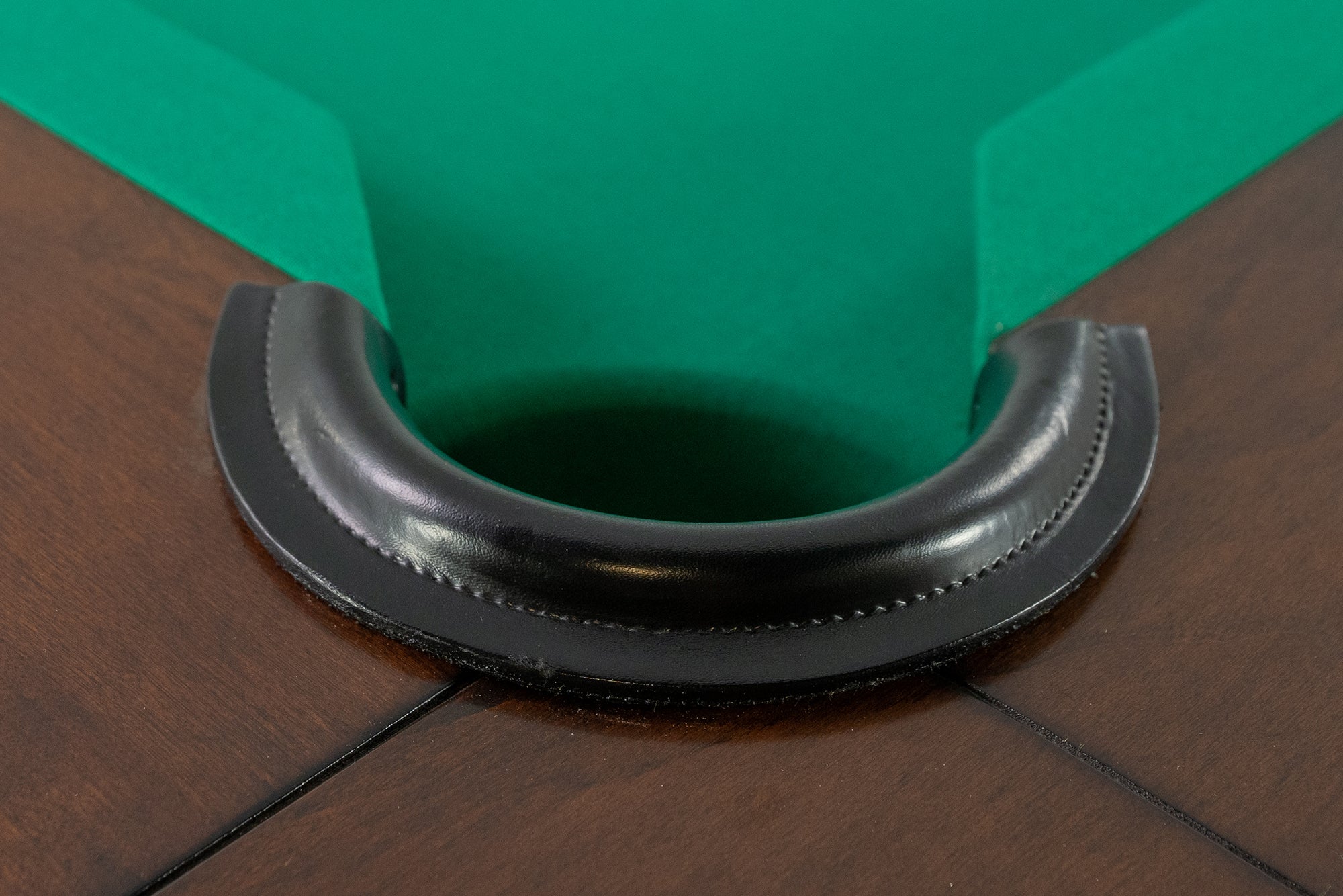 Legacy Billiards Colt II pool table – Colt II BT NM Pocket Closeup