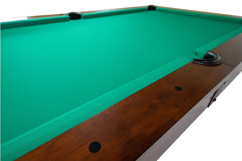 Legacy Billiards Colt II pool table – Colt II BT NM Rail Closeup