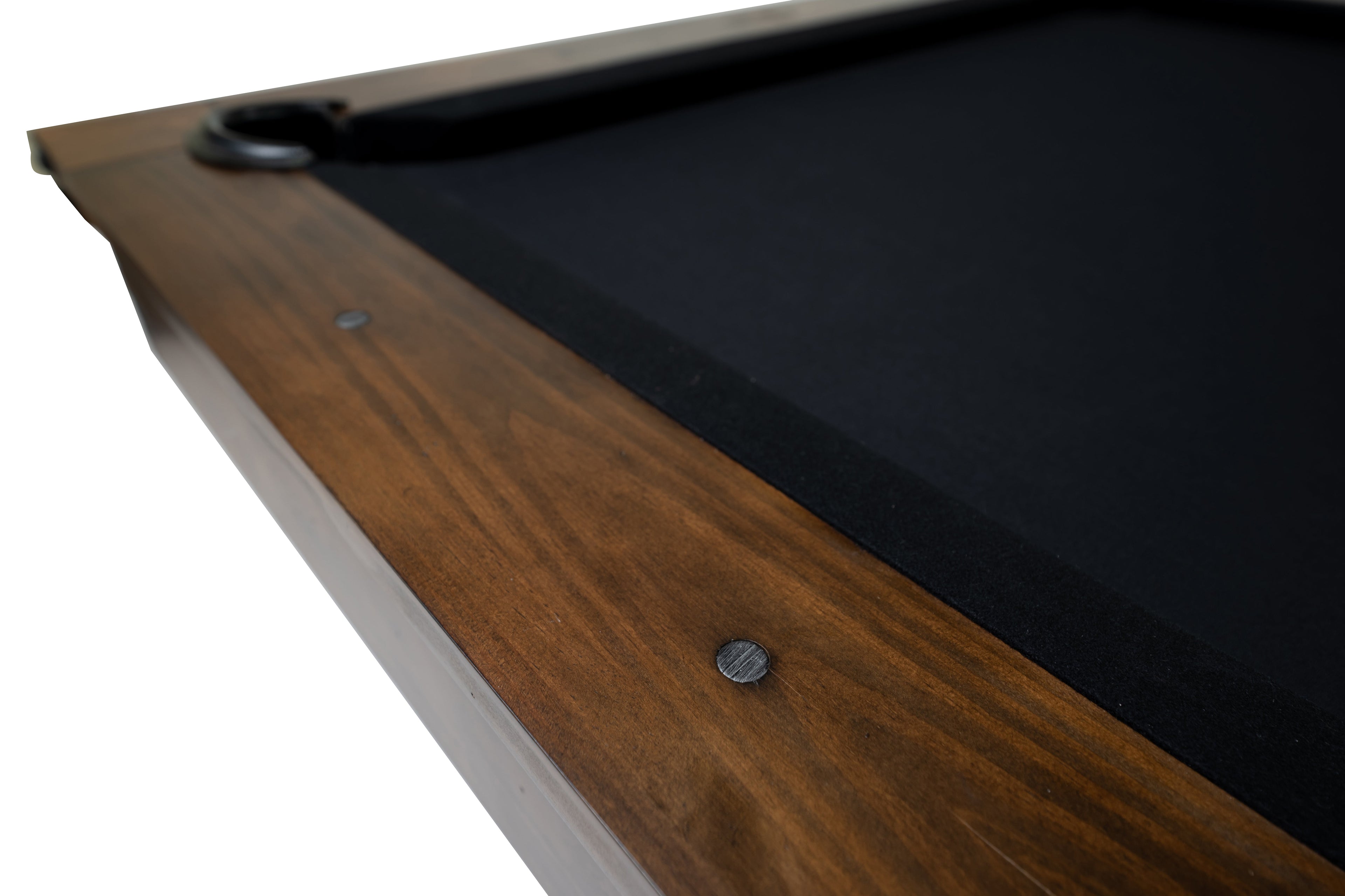 Legacy Billiards Cumberland pool table – Cumberland BT GS Rail Closeup