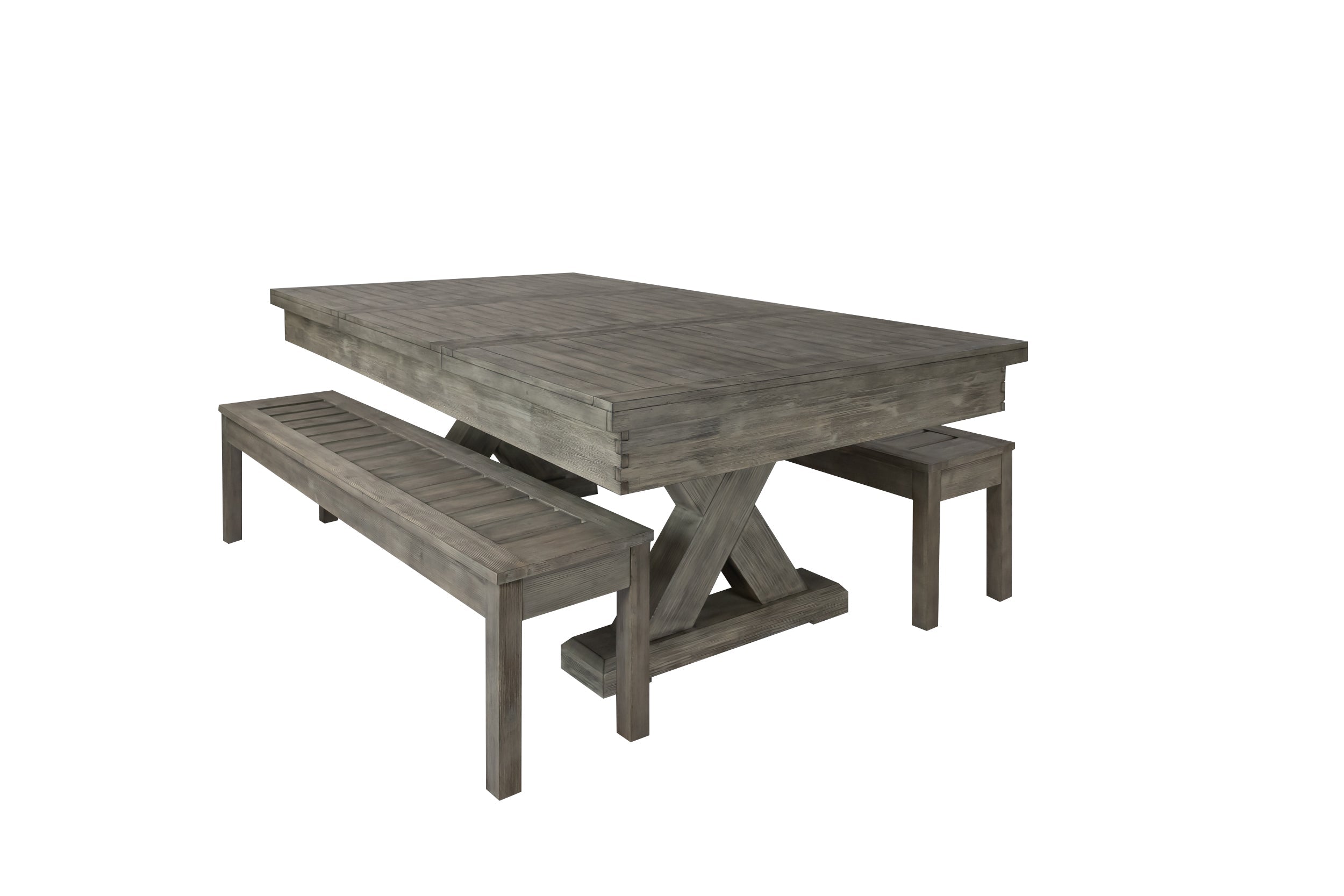 Legacy Billiards Cumberland Outdoor pool table – Cumberland OD 7Ft BT AG with DT Benches