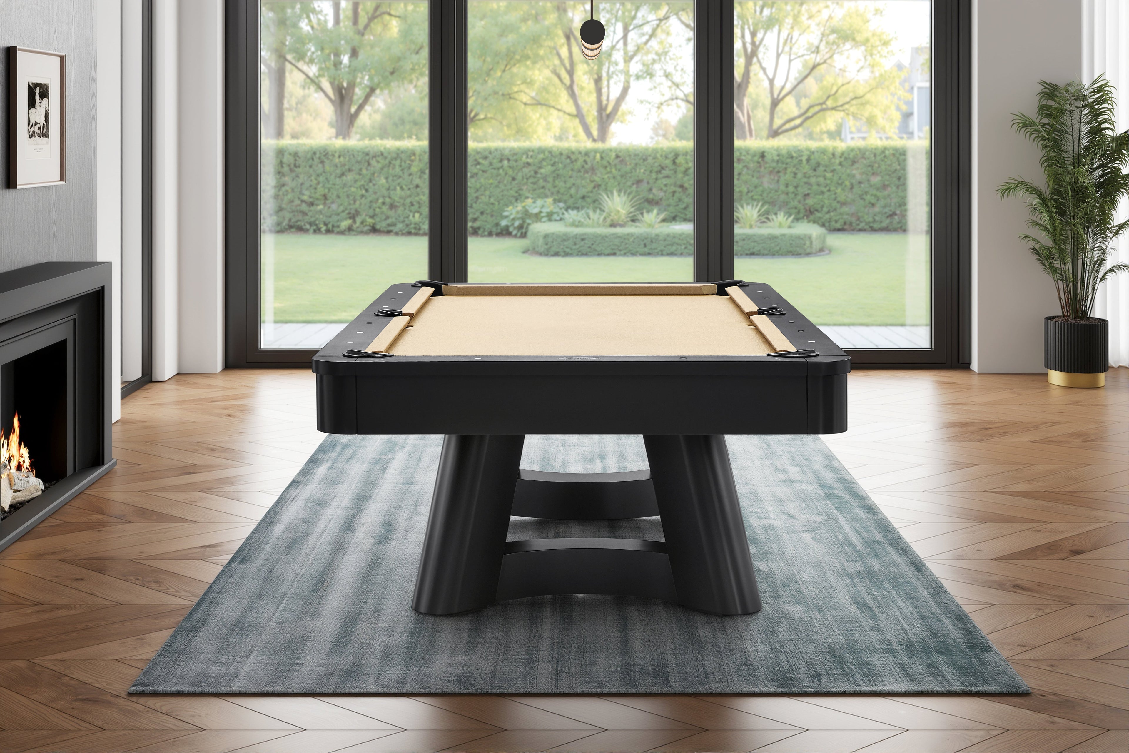 Legacy Billiards Dunbar pool table – Dunbar BT RV Room Shot End View