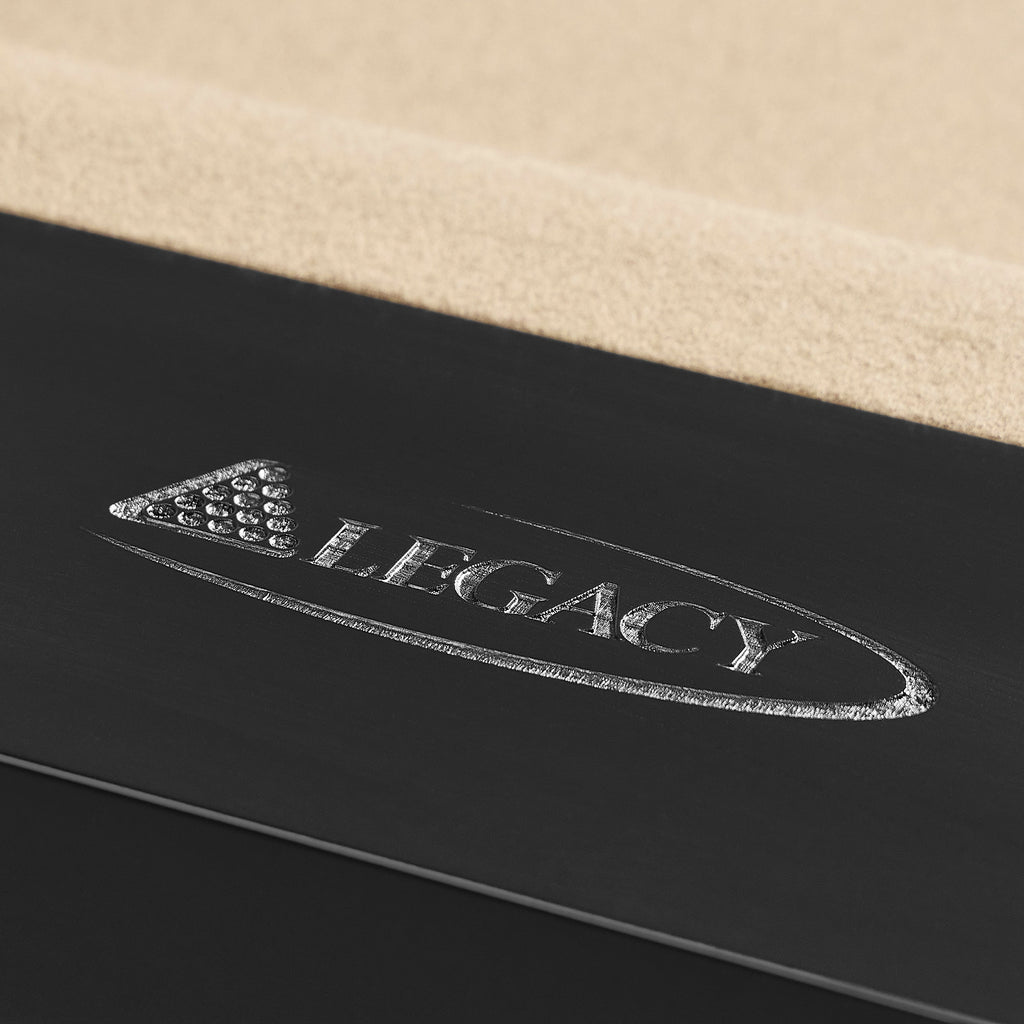 Legacy Billiards Dunbar pool table – Dunbar BT RV Room Shot Logo Rail Closeup