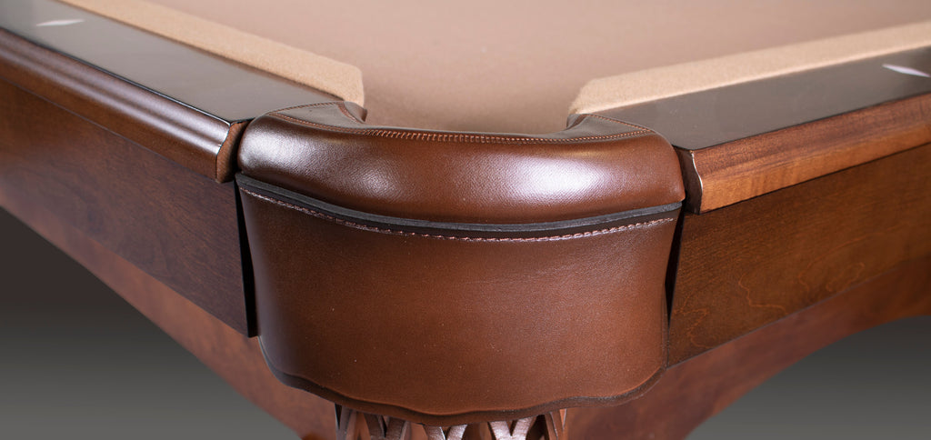 Legacy Billiards Stallion pool table – Heritage BT Pocket Close Up