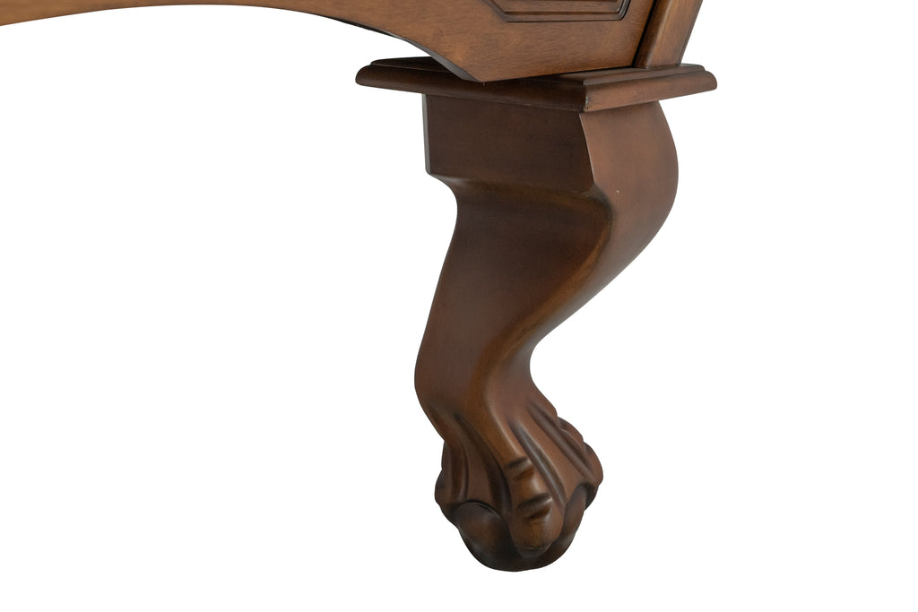 Legacy Billiards Megan pool table – Megan BT 56WA Leg Closeup