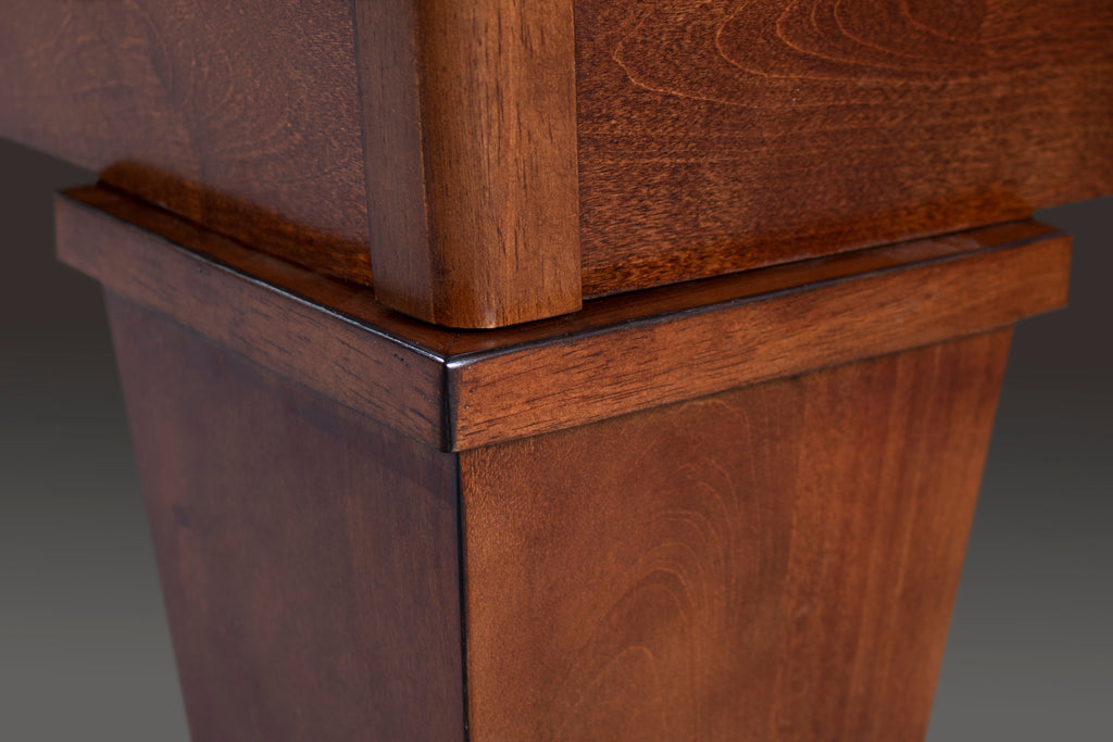Legacy Mustang Pool Table – leg detail