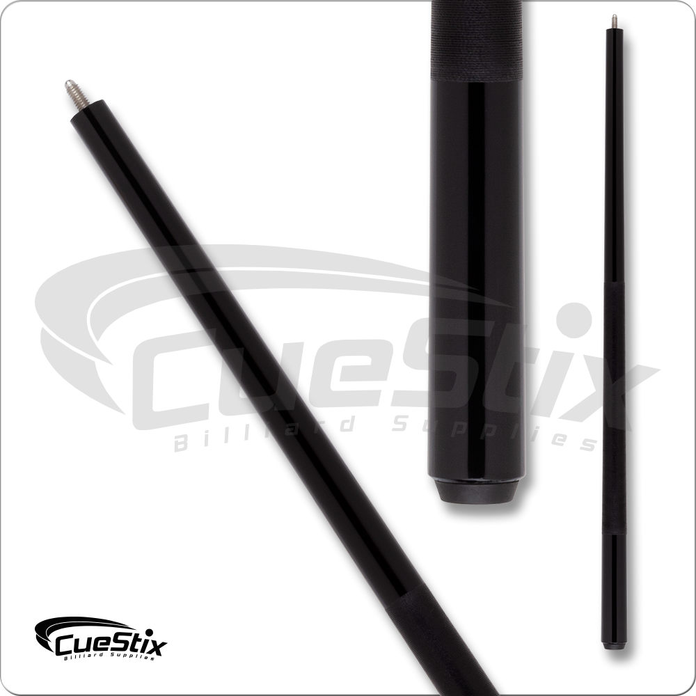 CueStix NB03 Black Pool Cue Butt - 5/16x18 - Irish Linen Wrap