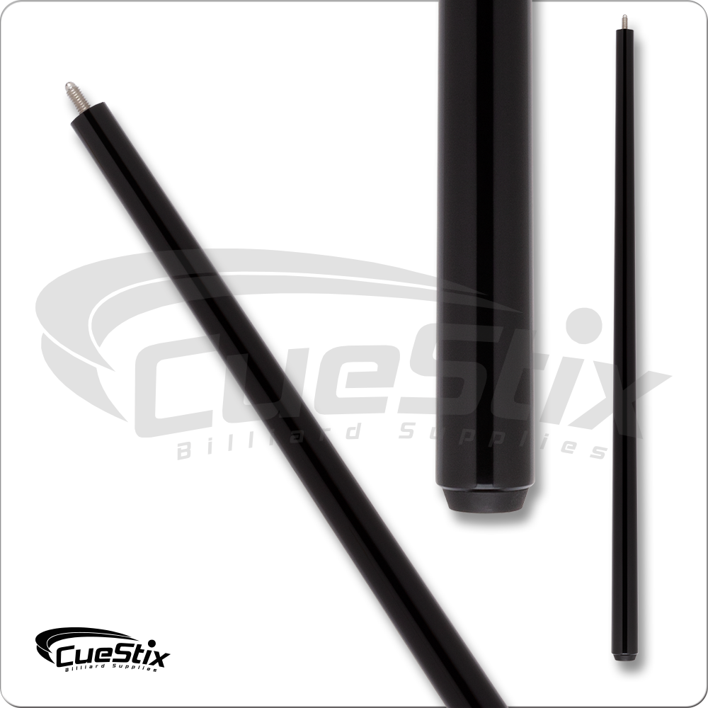 CueStix NB04 Black Pool Cue Butt - 5/16x18 - No Wrap