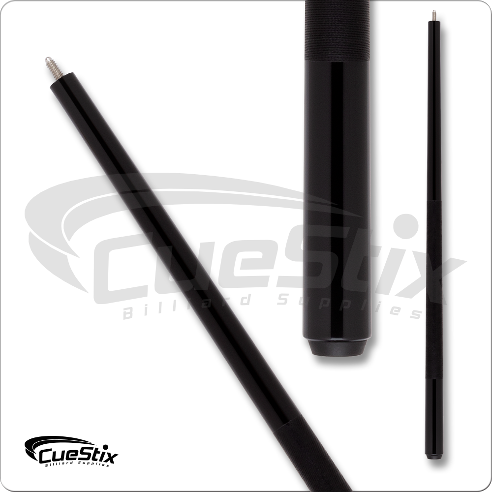CueStix NB07 Black Pool Cue Butt - 5/16x14 - Irish Linen Wrap