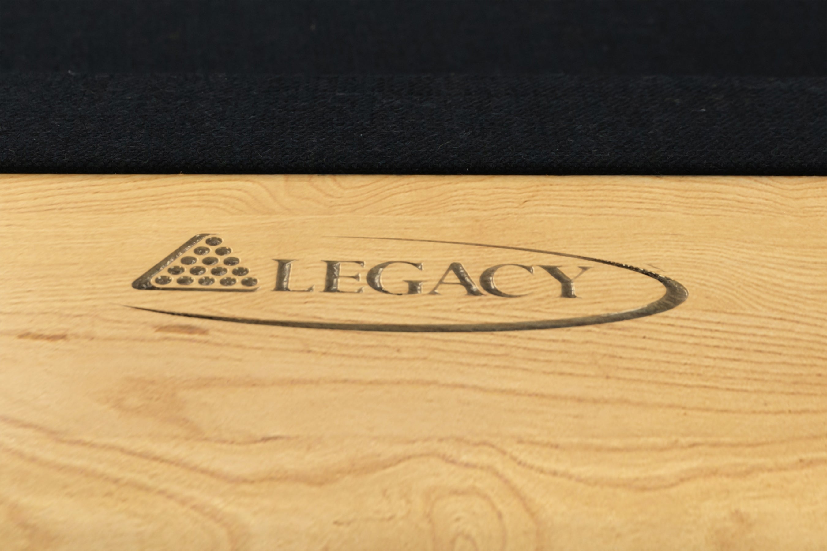 Legacy Billiards Richland pool table – Richland BT HA Logo Closeup