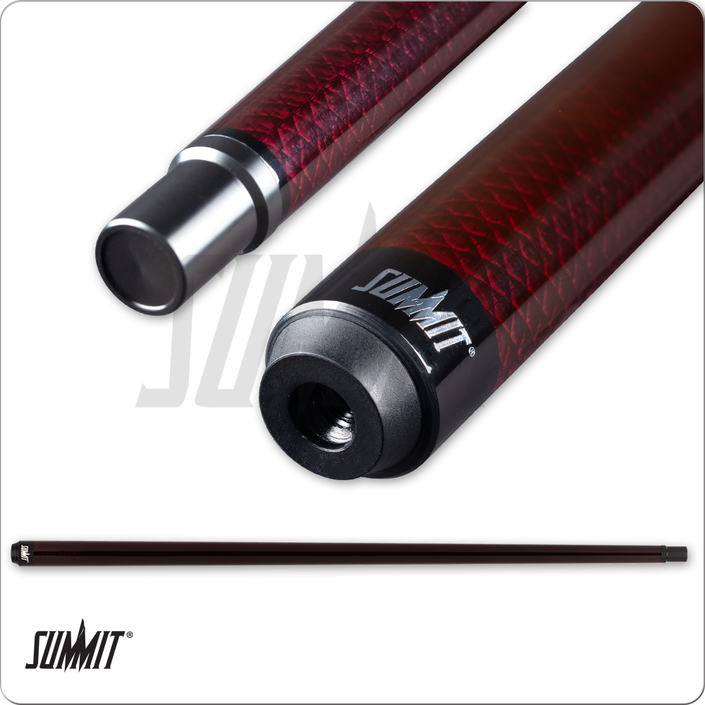 Summit SUML19 - Full Carbon Fiber Red Fishtail Butt Only detail