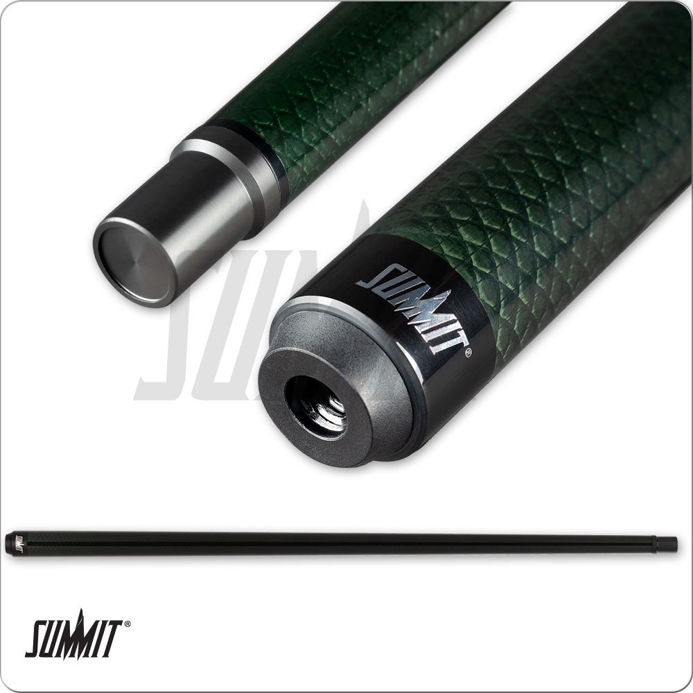 Summit SUML20 - Full Carbon Fiber Green Fishtail Butt Only detail