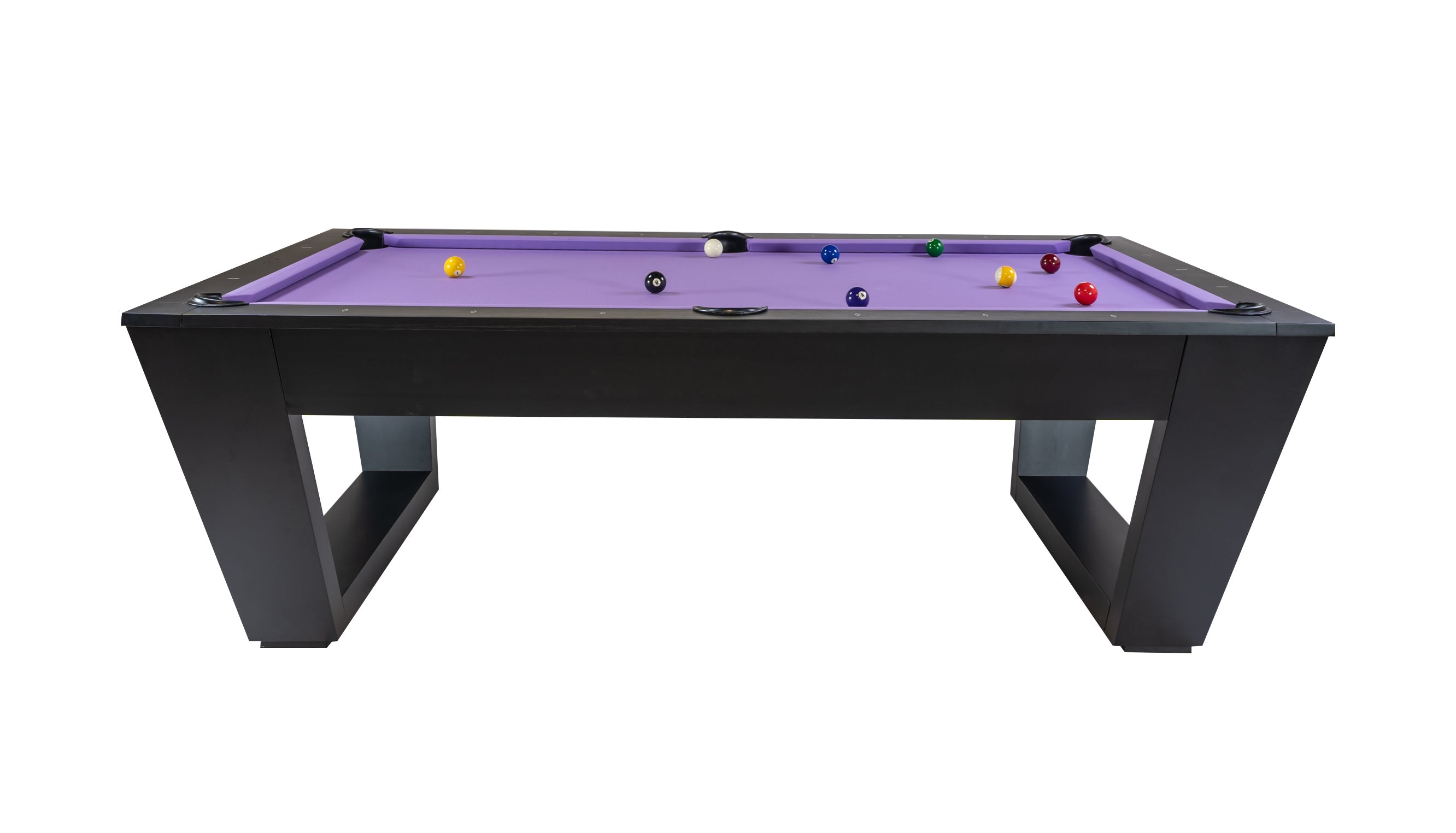 Legacy Billiards Tellico pool table – Tellico BT Side View With Pool Balls